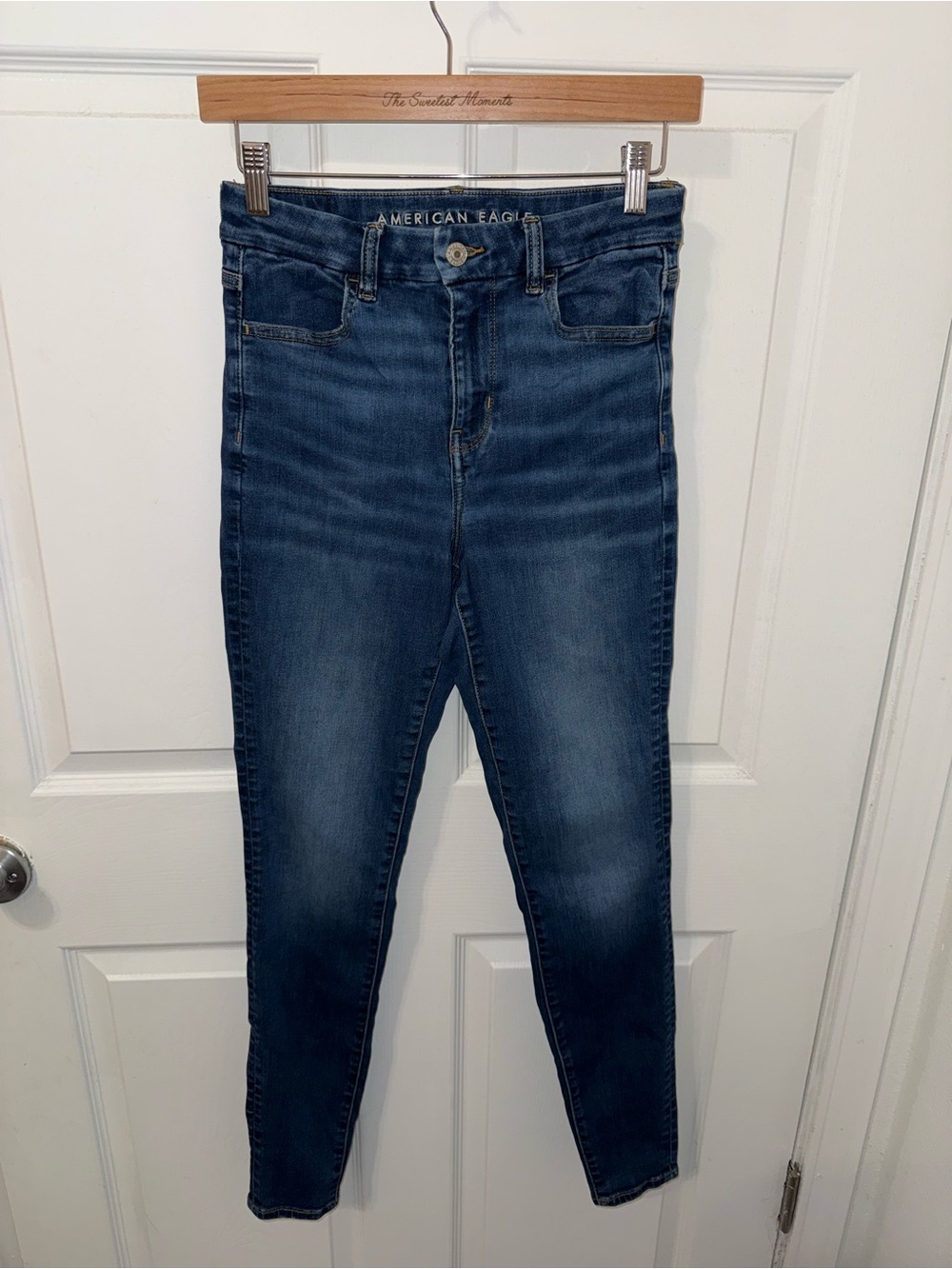 American Eagle Outfitters Indigo High-Rise Skinny Jeans